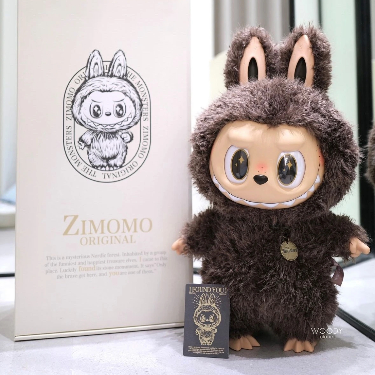 Mô hình Pop Mart The Monsters ZIMOMO I Found You Vinyl Plush Doll