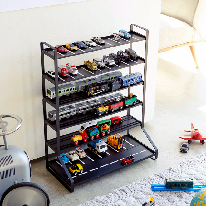 山崎実業 コレクションケース 飾り棚 ディスプレイラック おもちゃ