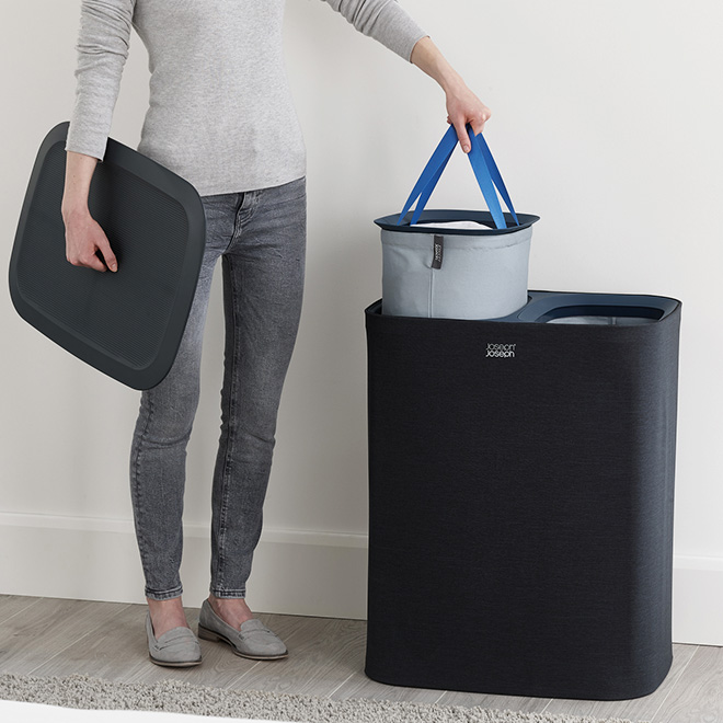 洗濯かご トータ ランドリーバスケット90L ジョセフジョセフ おしゃれ