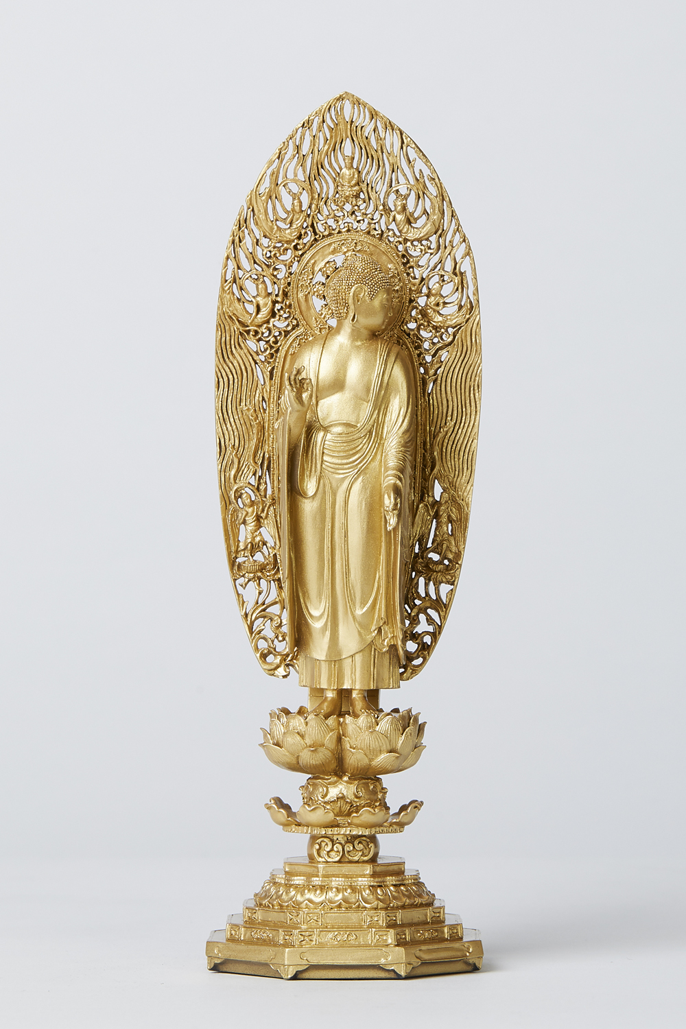 TanaCOCORO[掌] みかえり阿弥陀 ゴールド仕様 | 仏像フィギュアの