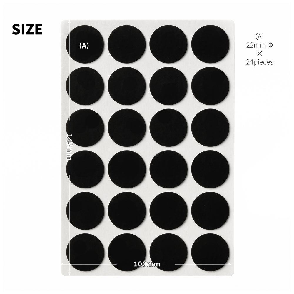 極薄・強力 滑り止めシール GRIPLUS（グリップラス） 楽器用 サークル