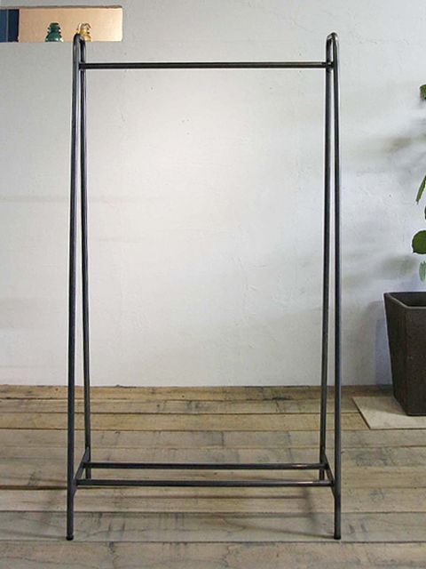 ≪ハンガーラック≫【黒皮仕様 アイアン 2サイズ】 HRA01-IRON