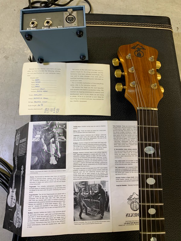 ALEMBIC MSG Series 1 Zebra Wood トップ バック!1975年製 1975年