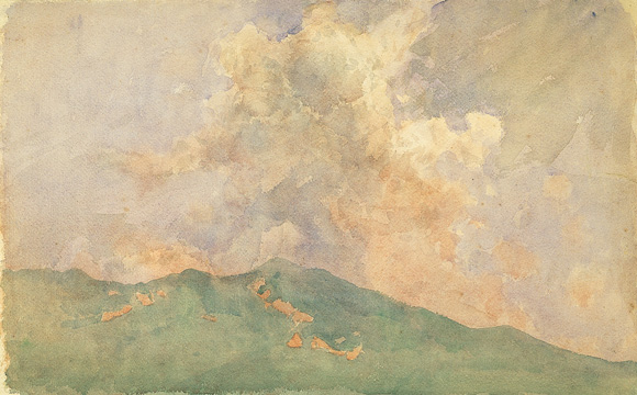 コレクション 風景の交響楽 シンフォニー 浅井忠 《雲》 静岡県立