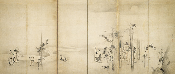 コレクション 風景の交響楽 シンフォニー 狩野探幽 《竹林七賢・香山九