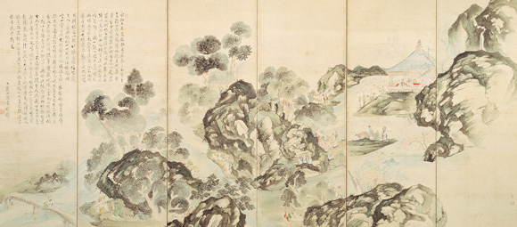 コレクション 風景の交響楽 シンフォニー 池大雅 《龍山勝会・蘭亭曲水