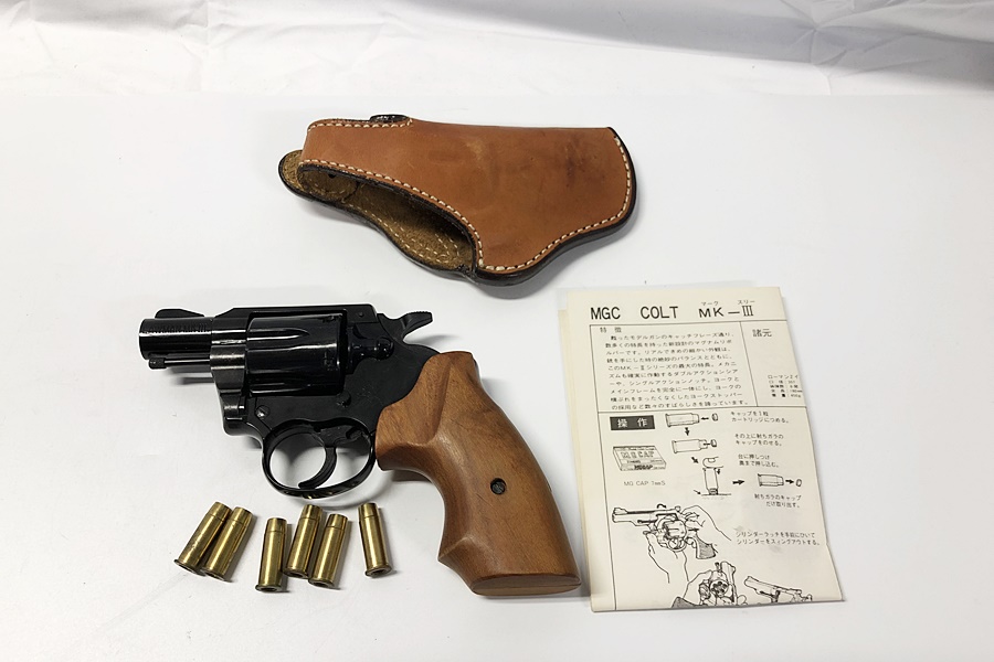 MGC コルトローマンMKIII 2インチ ABSモデルガン 木製グリップ」買取