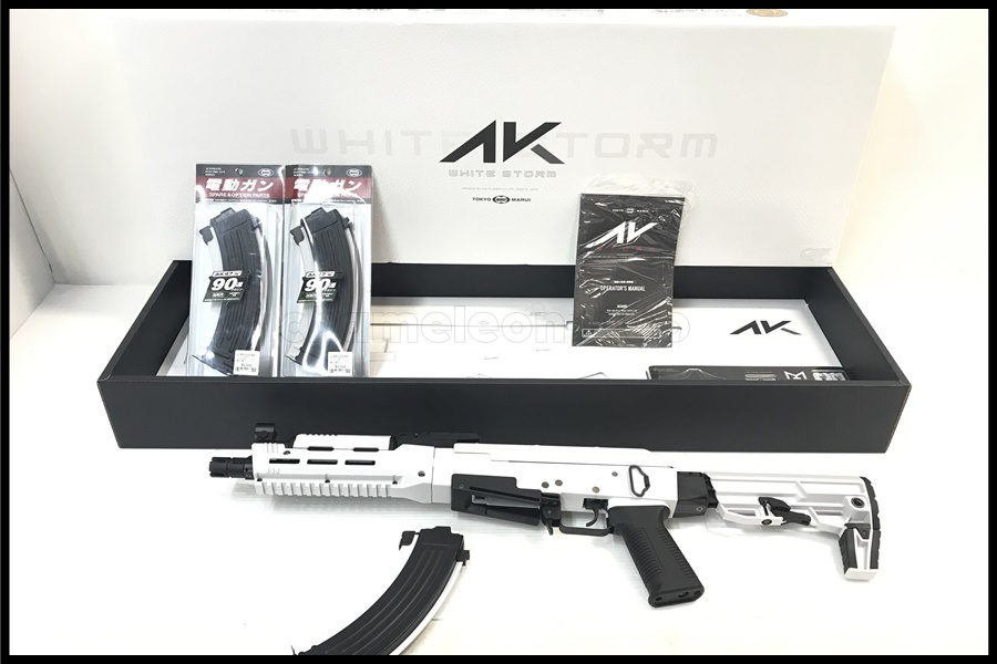 東京マルイ AK ホワイトストーム 次世代電動ガン 予備マガジン付」買取