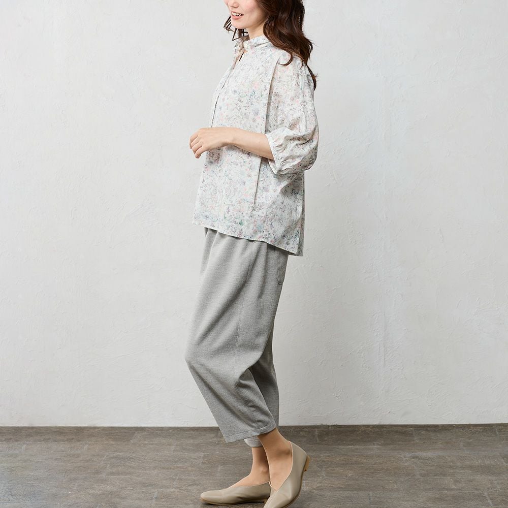 リバティプリント 七分袖 ドルマンブラウス span公式オンラインショップ