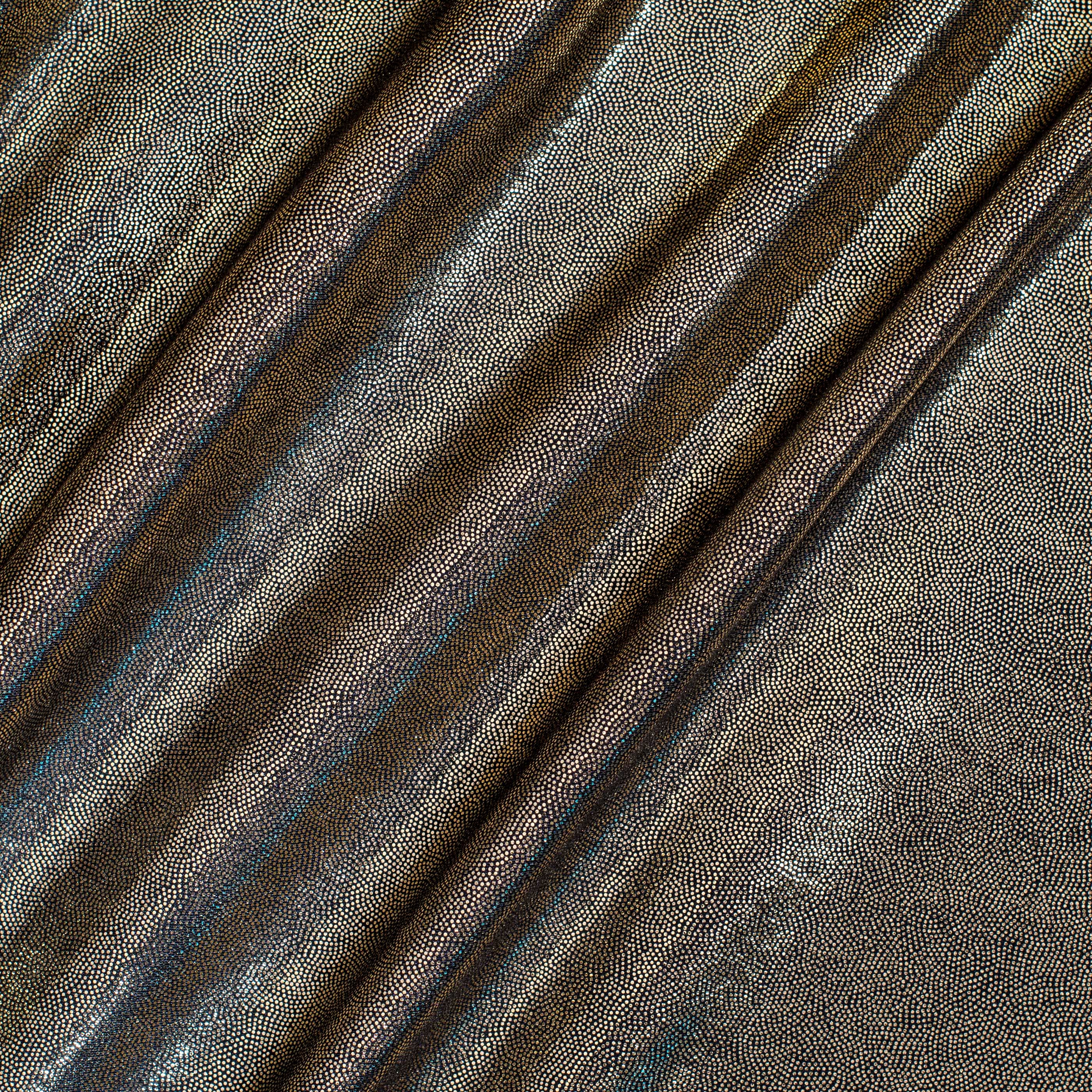 Foggy Foil Nylon Spandex 4 way Stretch Tricot Fabric | Spandex Palace