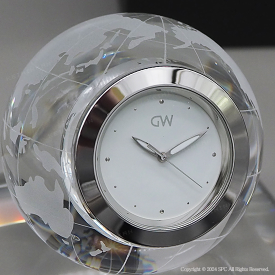 グラスワークスナルミ 【アース】 クロック ｜ 記念品、ノベルティ、景品館