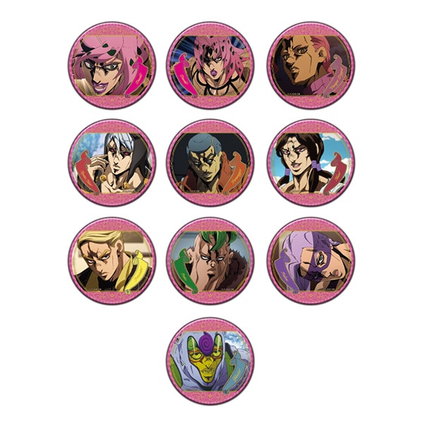 ジョジョの奇妙な冒険 アニメ10周年記念展 場面写缶バッジ ホルマジオ
