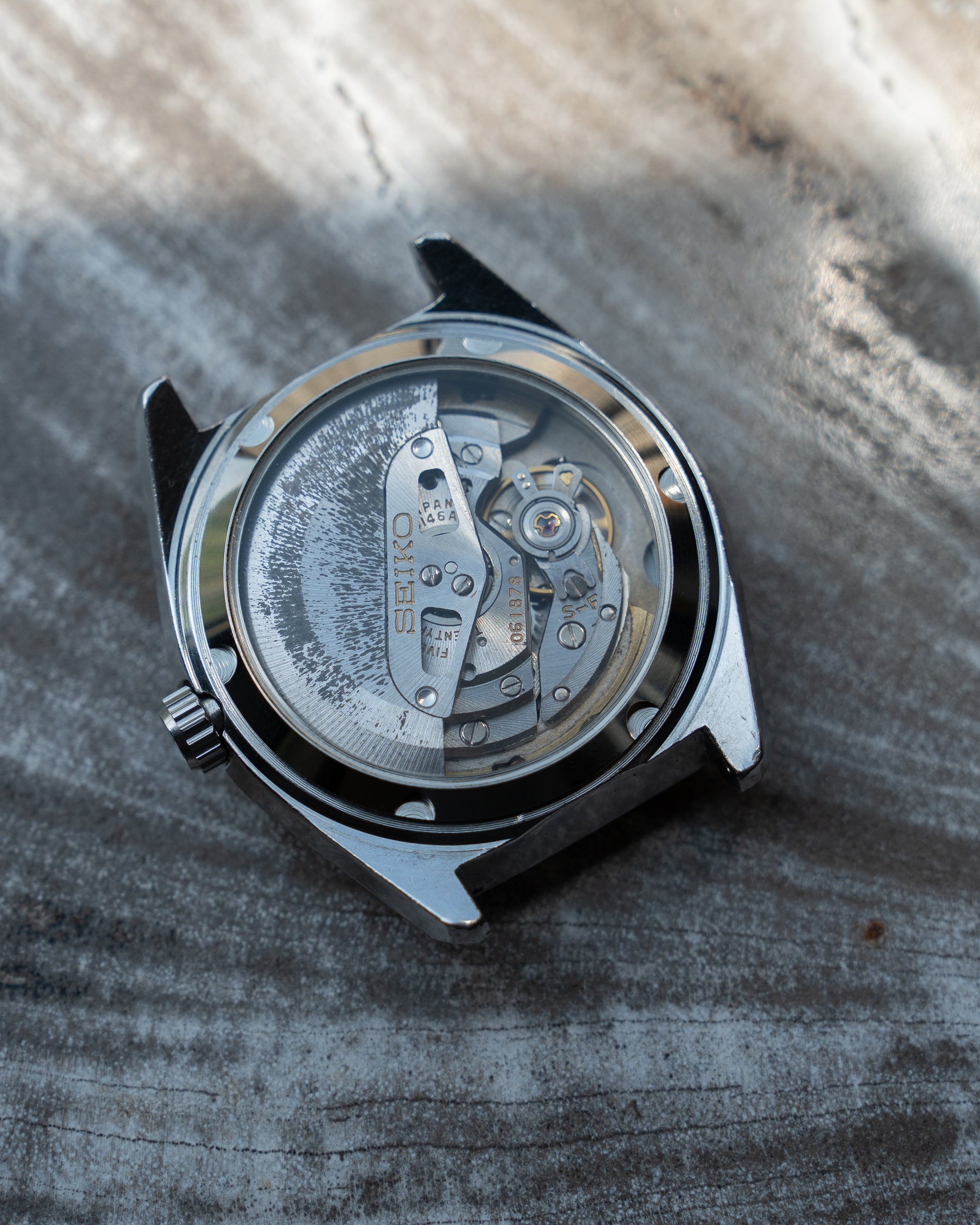 Grand Seiko 6146-8000 cross hair dial in steel, October 1968