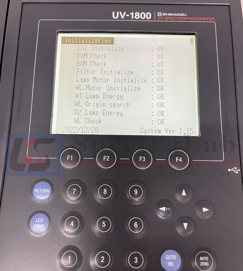 Shimadzu UV-1800 UV/Visible Scanning Spectrophotometer