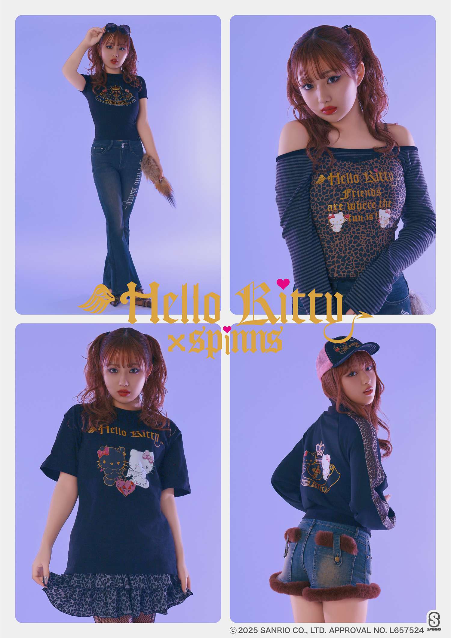 ハローキティ×SPINNS』天使小悪魔キティシリーズ｜Hello Kitty×SPINNS