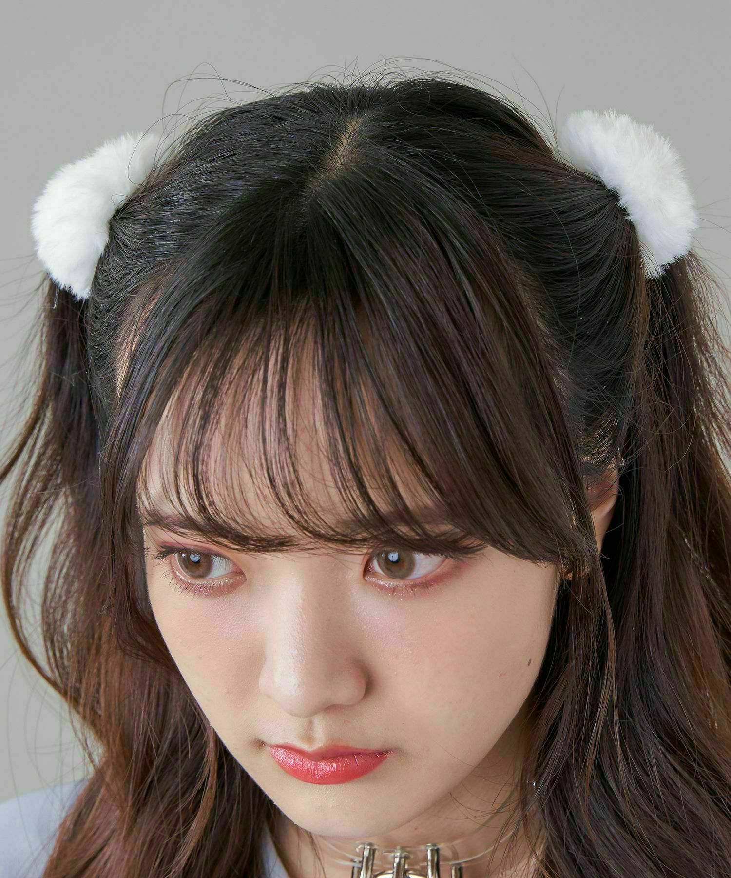 フェイクファーヘアゴム/2個セット＜メール便対応＞ | SPINNS WEB