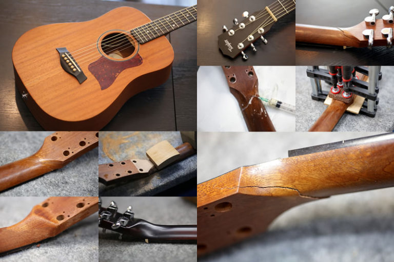 Taylor BT1 Baby Taylor – ネック折れ、補強、塗装│SPREAD SOUND