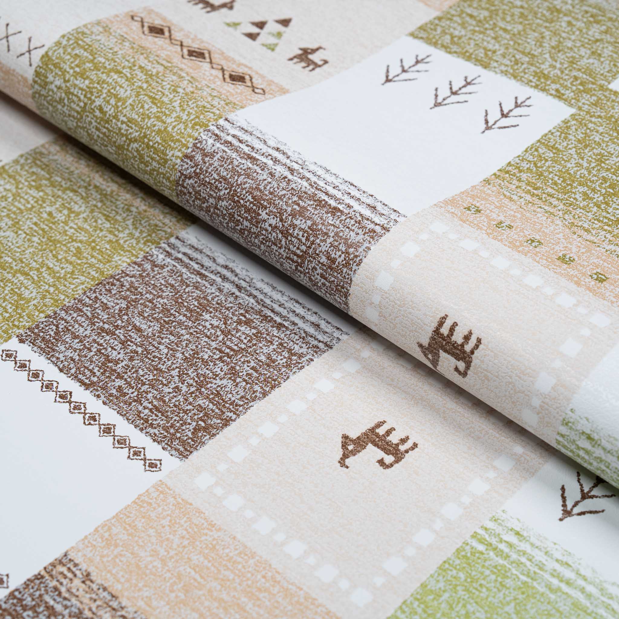 テーブルクロス スクエアギャベ グリーン （幅 約130cm×長さ