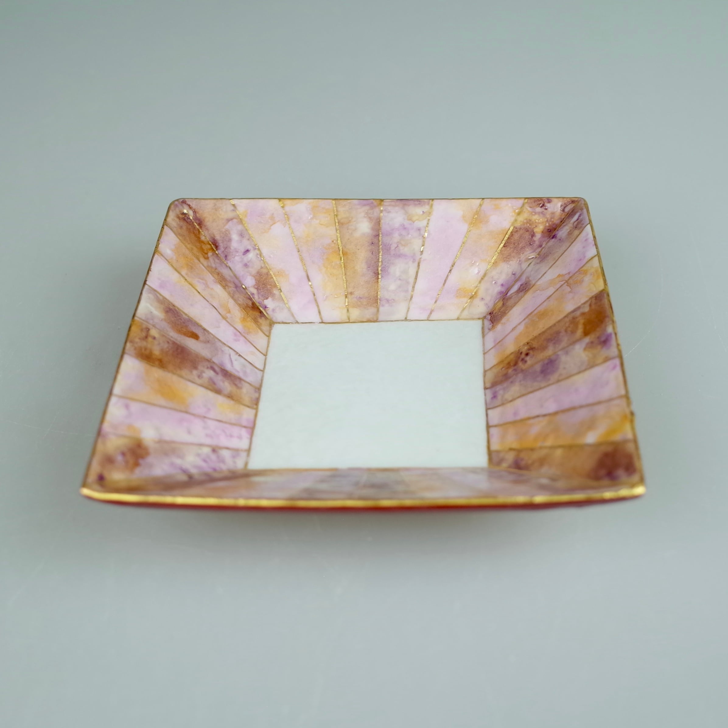 九谷焼 錦山窯 吉田幸央】彩色金彩 角鉢 Y-6 - 商品 | 日本ヴォーグ社