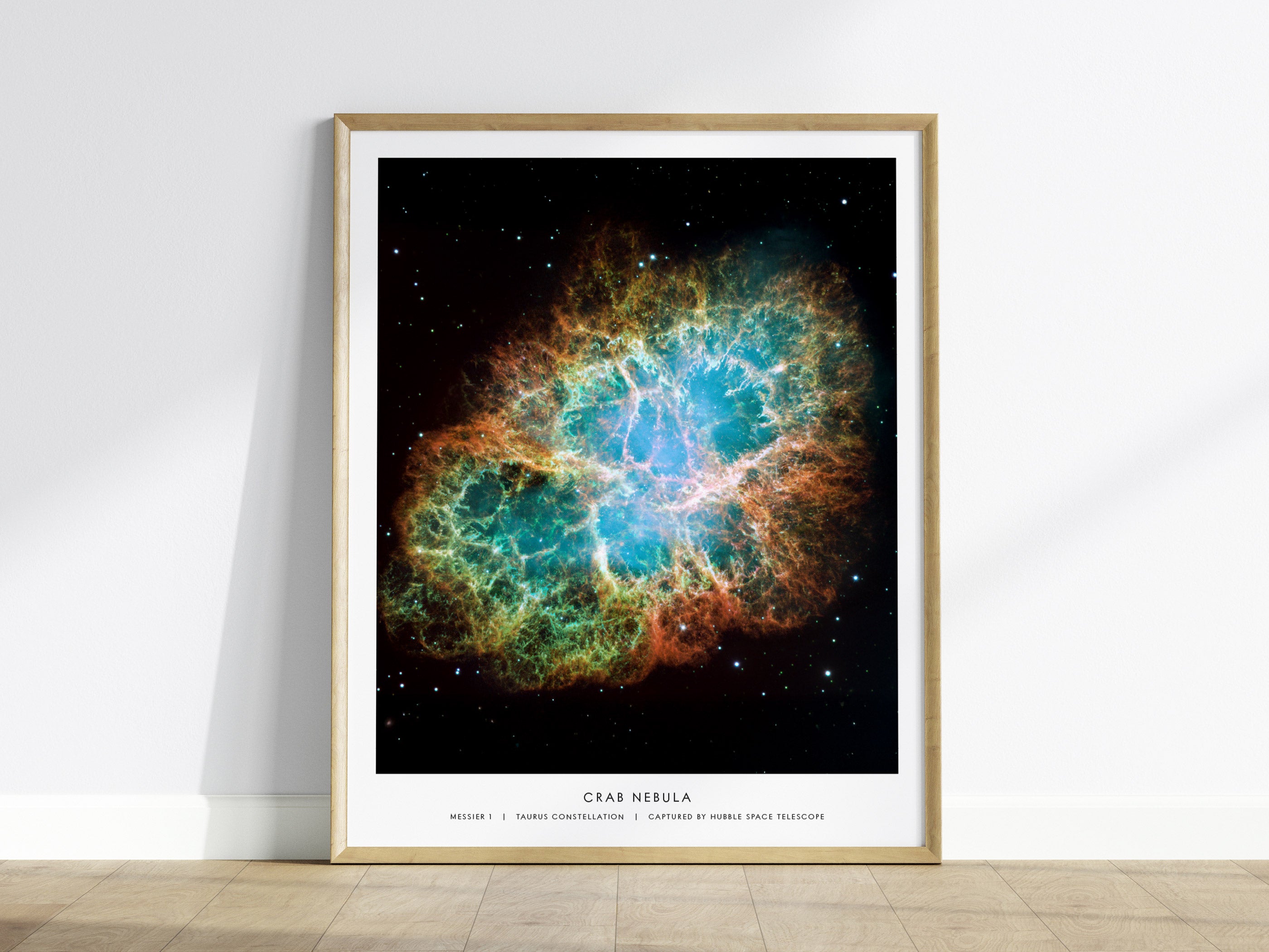 Crab Nebula Poster | Hubble Space Telescope Supernova Remnant Wall