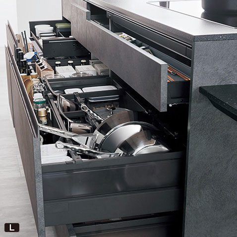 収納| システムキッチン | 住まいの設備と建材 | Panasonic