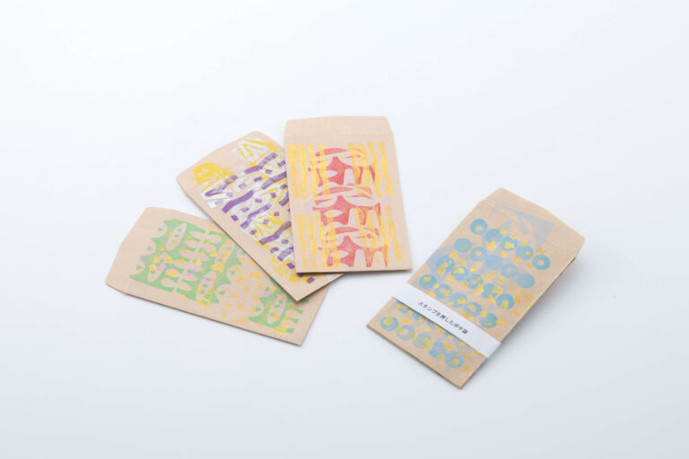 スタンプ押しのポチ袋（3枚セット） - すみのわ