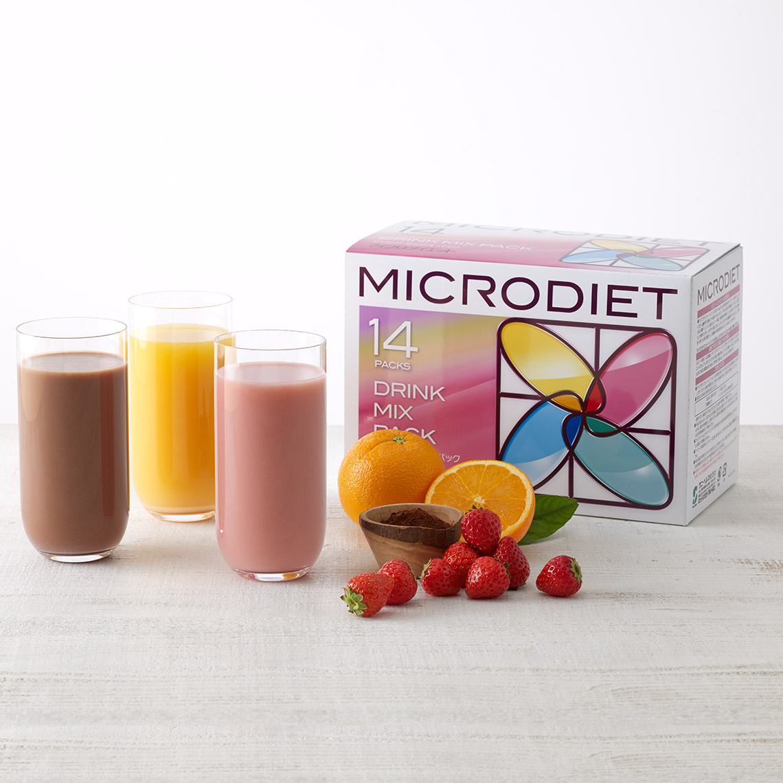 マイクロダイエット ドリンクミックスパック14食｜栄養バランスと