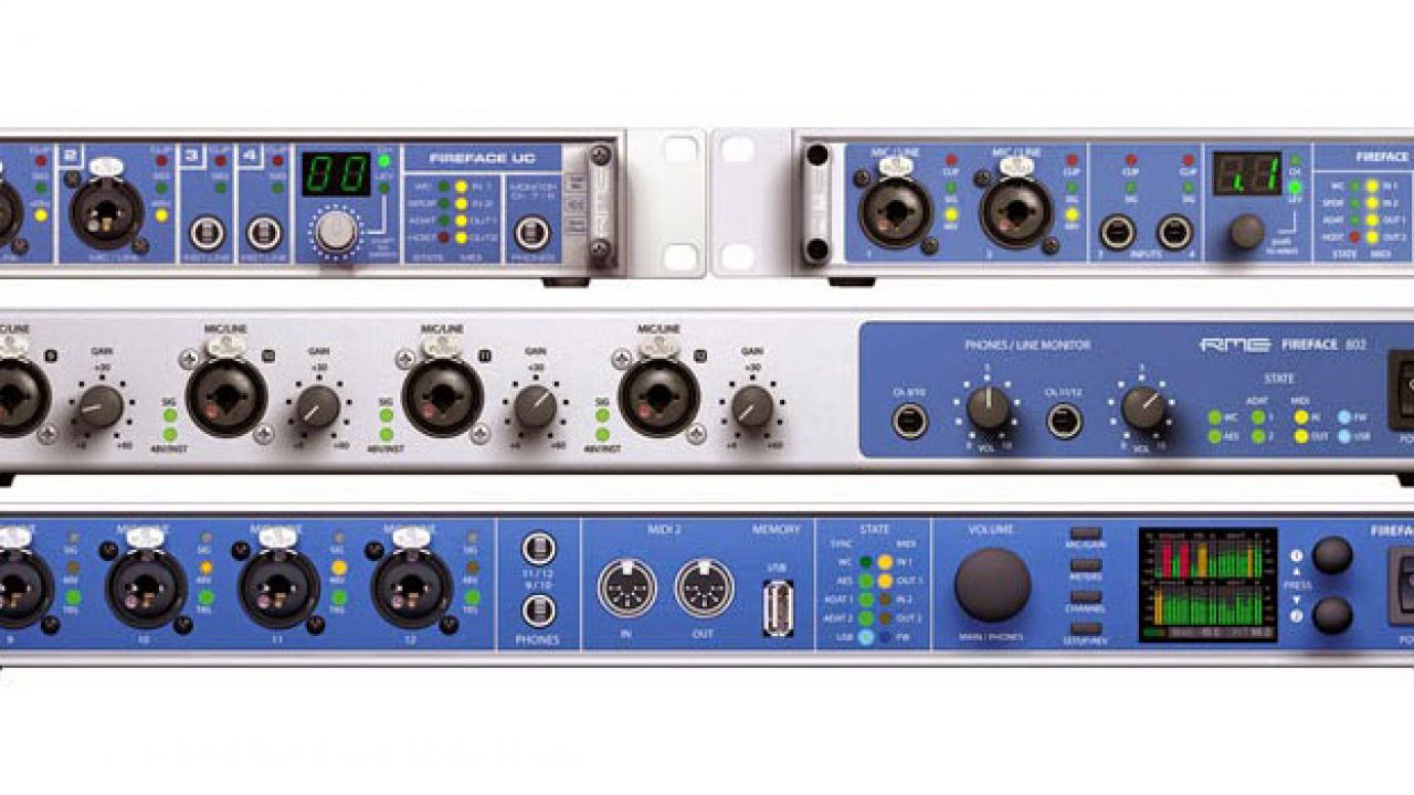 RME FIREFACE UCX UFX 802 などの音質 – CS blog.