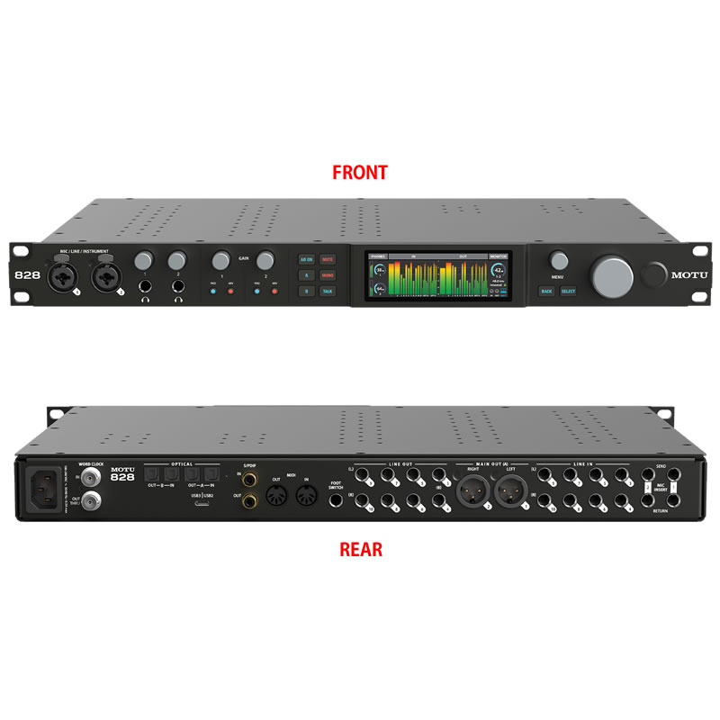 MOTU 828【値上げ前価格 / 在庫限り / 品切れの際はご容赦ください