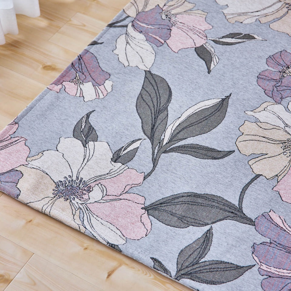 シェニール糸の高級感あるラグマット｜コクリコ シェニールラグ