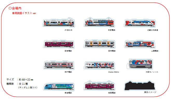 関西鉄道会社11社＆大阪・関西万博が夢の共演！大阪・関西万博ならでは