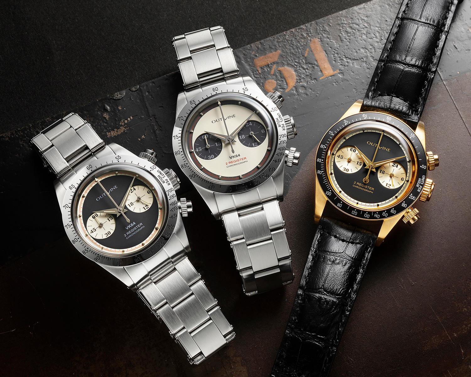 70年代の傑作を二つ目で再現したメカ・クォーツクロノの大ヒット作に