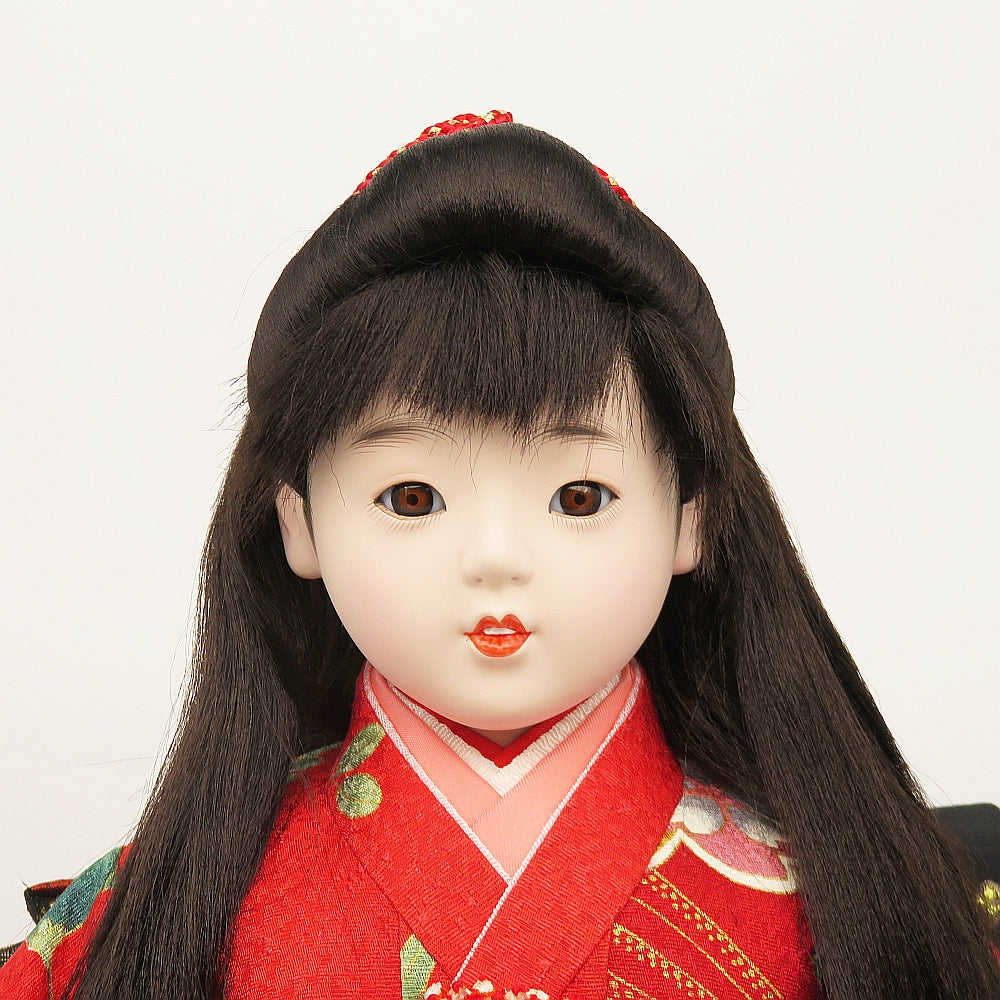 寿喜代 市松人形 13号 紫絵莉 – スガ人形店