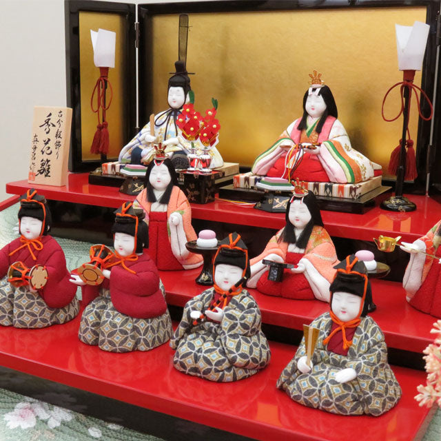 真多呂 秀花雛 十人飾 – スガ人形店