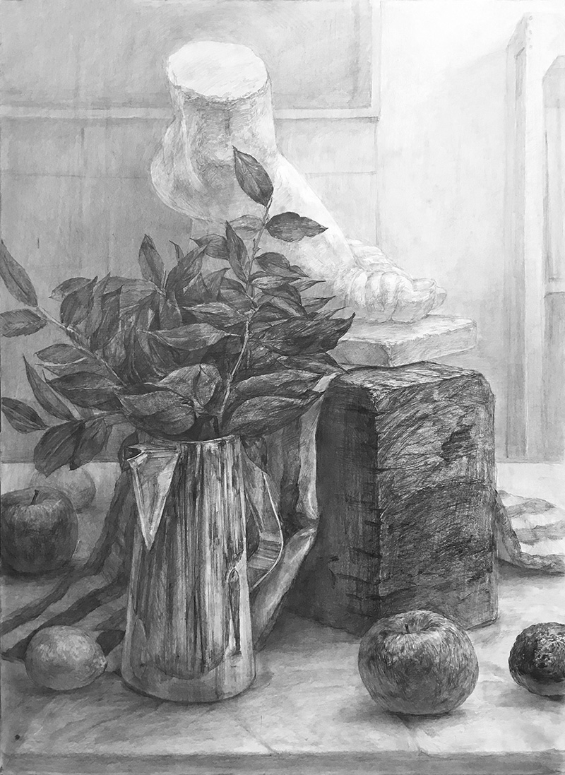 基礎科 共通静物デッサン課題 | すいどーばた美術学院