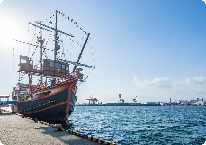 サンタマリアの運航コース | 大阪水上バス