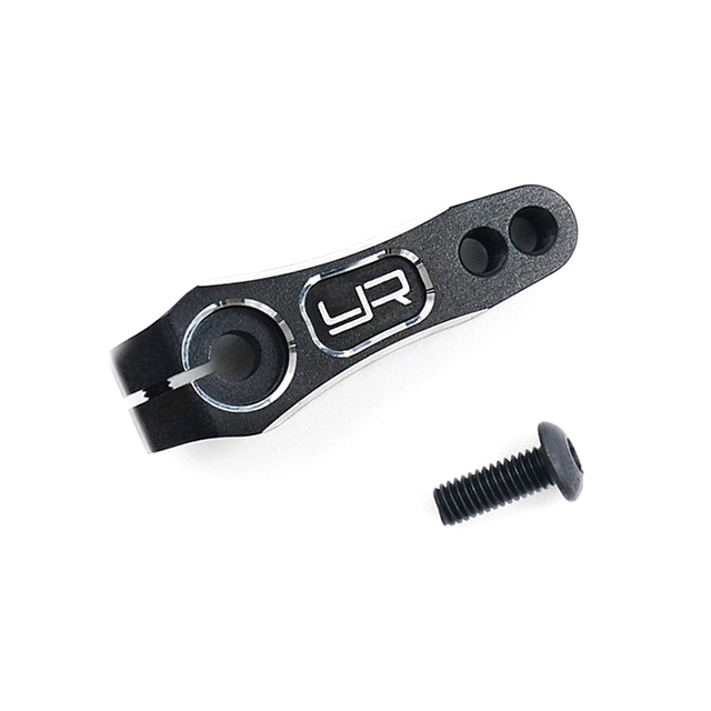 アルミ25Tサーボホーン フタバ/SAVOX用 ブラック [YA-0574BK