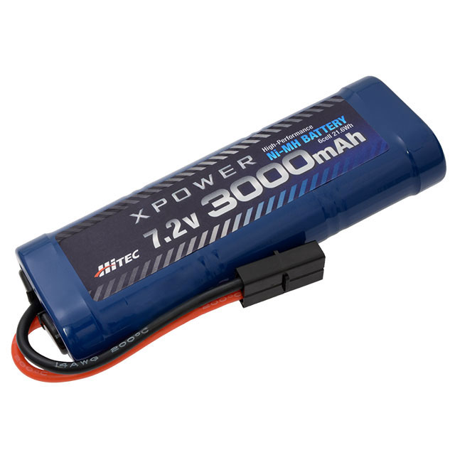 XPOWER Ni-MH 7.2V 3000mAh タミヤタイプコネクター [XP3000-NT-B