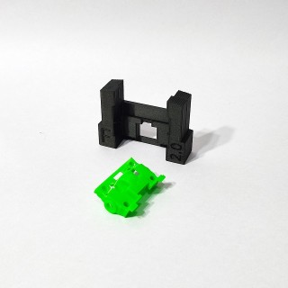 ミニ四駆 MSシャーシ用 フレキ製作カット治具セット [FL-MSCUTBK