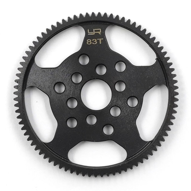 スチールスパーギヤ 83T 0.6M タミヤCC-02用 [TACC-047BK] - スーパー