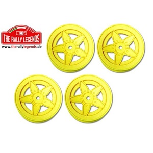 ストラトス5本スポークホイール(イエロー/4pcs) [EZRL2063