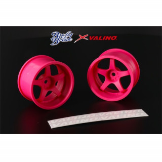 VALINO N820S ホイール R-SPEC 26mm(ブラック/ OFF+7) 2pcs [BB-RW-025