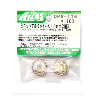 ミニッツAWD用 ロンシャンXR-4ホイール φ18 ナロー+3mm [RN-183D