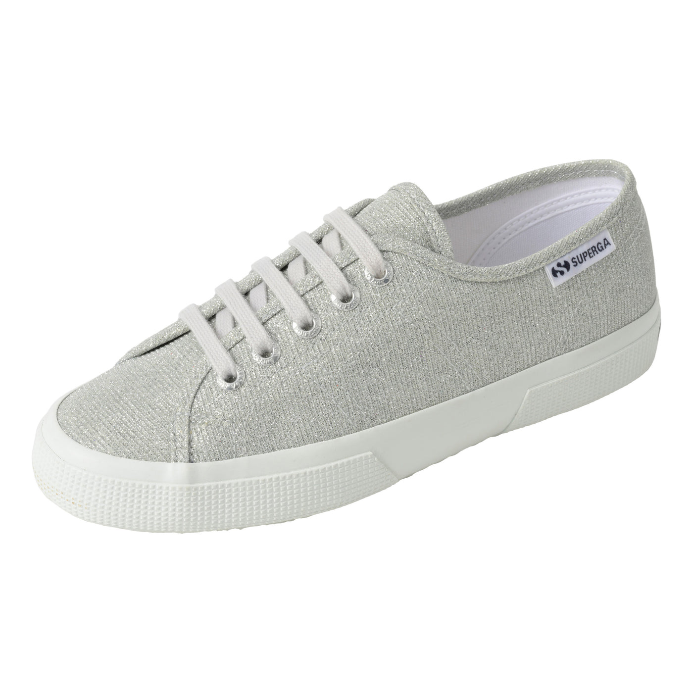 3750 ジャージラメ レッジェーラ｜JERSEY LAME LEGGERA（GREY SILVER