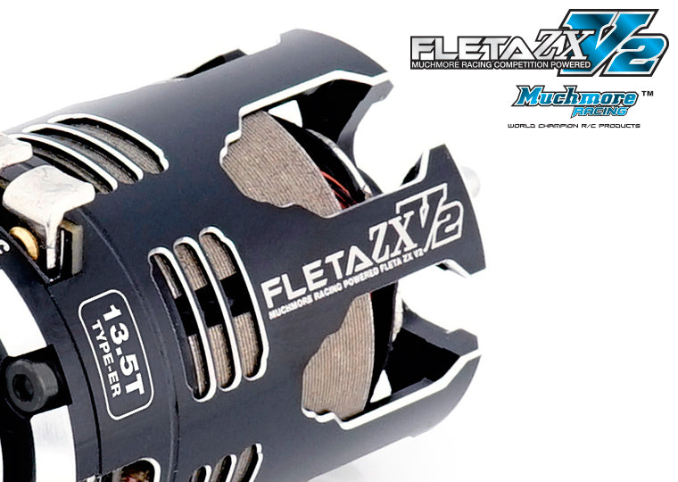 FLETA Zx V2 13.5T Brushless Motor [Much More Racing] MR-V2ZX135ER