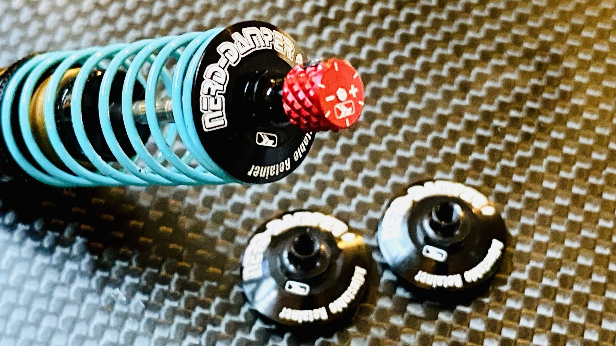 NERD Damper SLF BIG BORE Set + Spring Retainers Combo (YOKOMO YD2