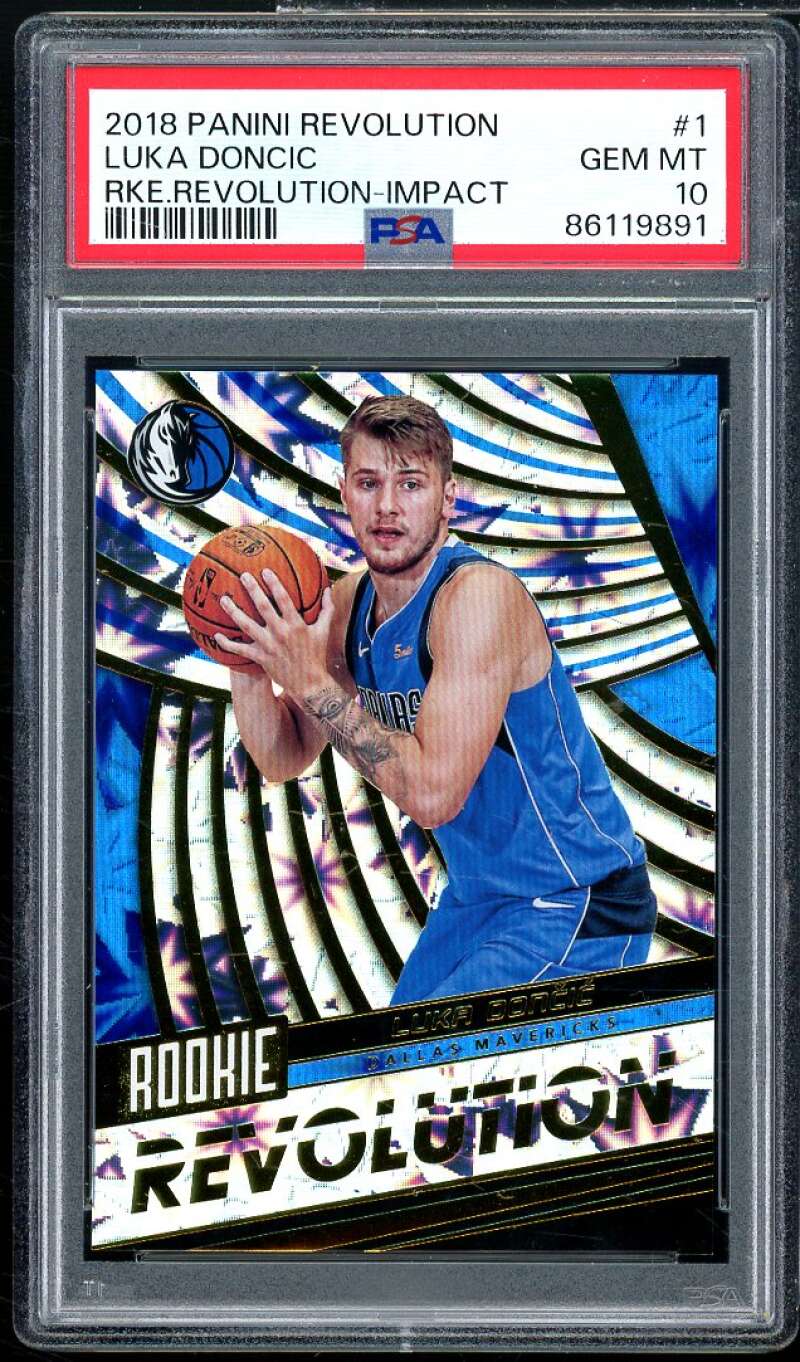 Luka Doncic Rookie Card 2018-19 Panini Revolution Rookie