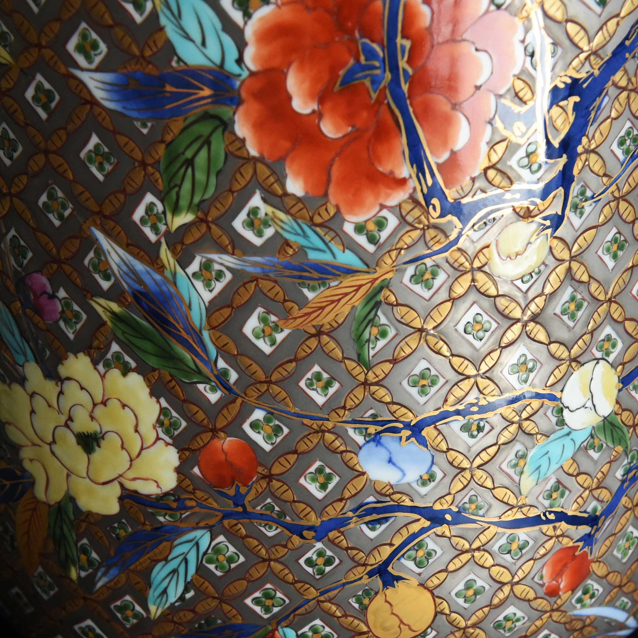 金彩七宝花紋 花瓶 – Super Vintage