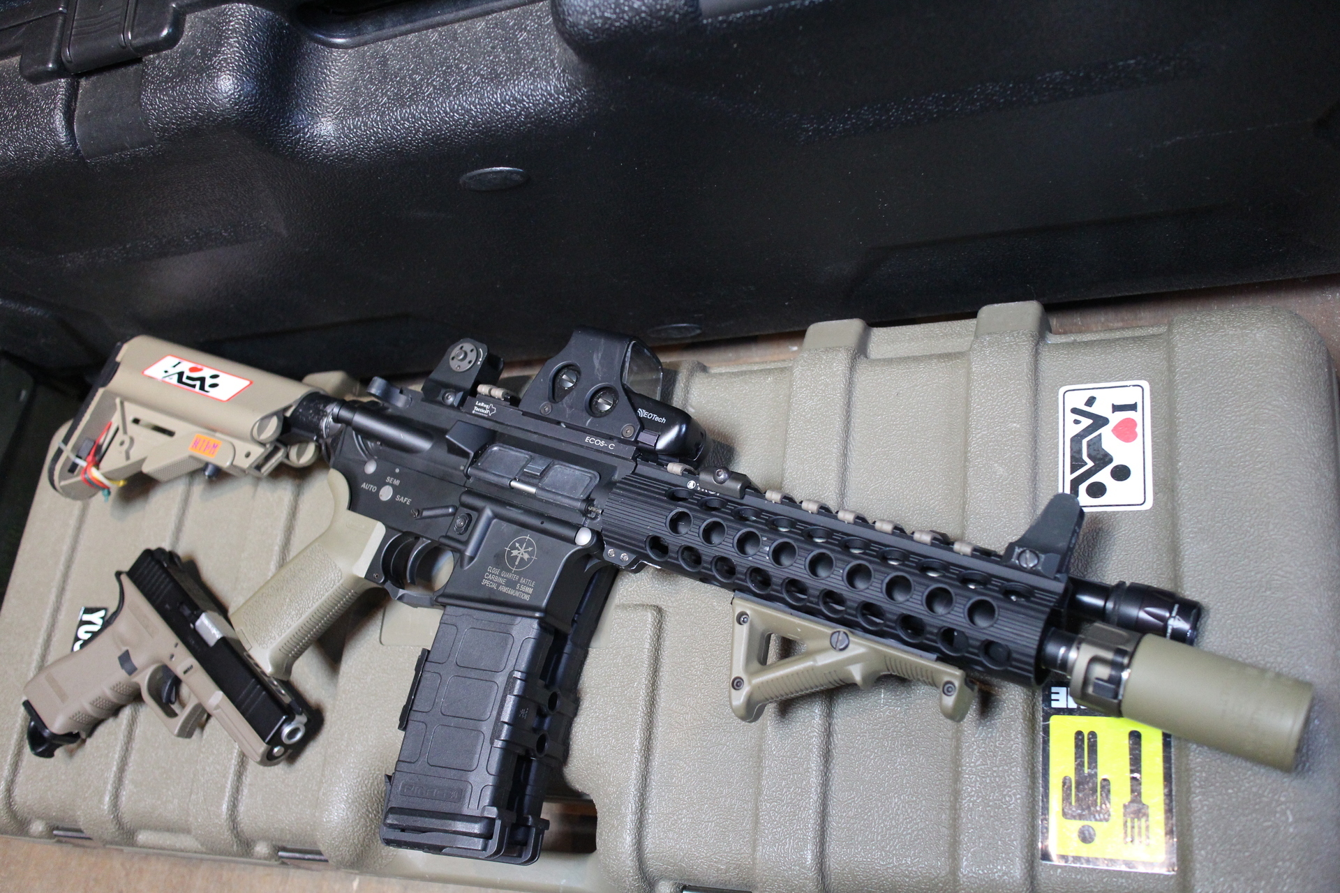 銃器紹介 東京マルイ 次世代電動ガン M4 SOCOM TROY ハンドガード