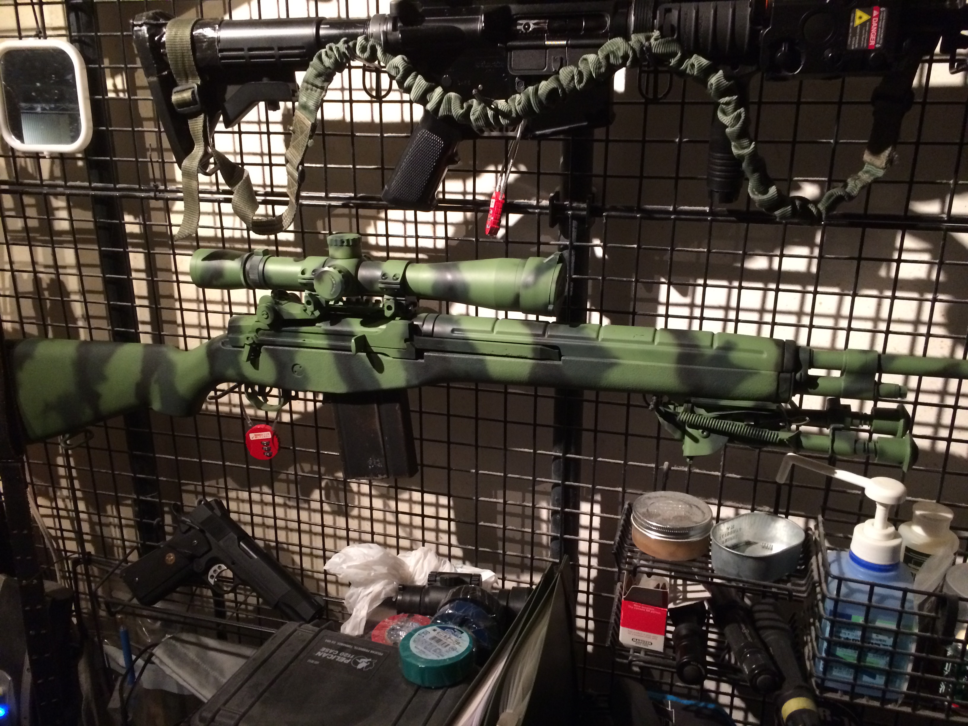 エアガンの迷彩効果を検証する（M14 森林迷彩①） | サバイバルゲーム